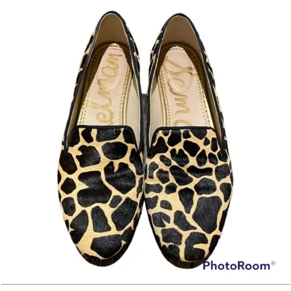 Sam Edelman size 9.5 animal print flats. Fantastic condition. Worn only 2 times.
